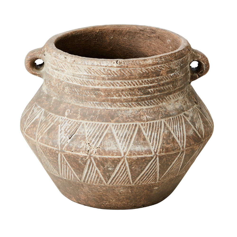 Camille Small Beige Vase 16cm | Annie Mo's