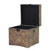 Carved Effect Square Trunk
