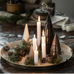 Ceramic Horizontal Grooved Christmas Trees 23cm combo 1