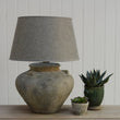 Ceramic Lamp with Dark Grey Shade 60cm | Annie Mo's