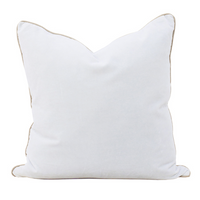 Chalk White Velvet Cushion 50x50cm | Annie Mo's