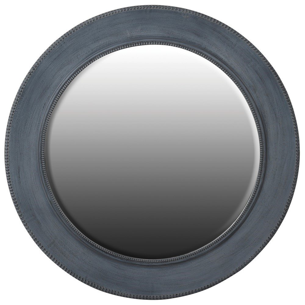 Charcoal Round Mirror 120cm | Annie Mo's