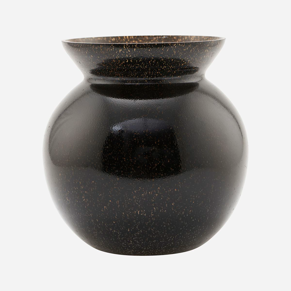 Chena Black Vase 23cm | Annie Mo's