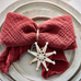 Christmas Red Cotton Napkin 40cm