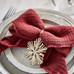 Christmas Red Cotton Napkin 40cm