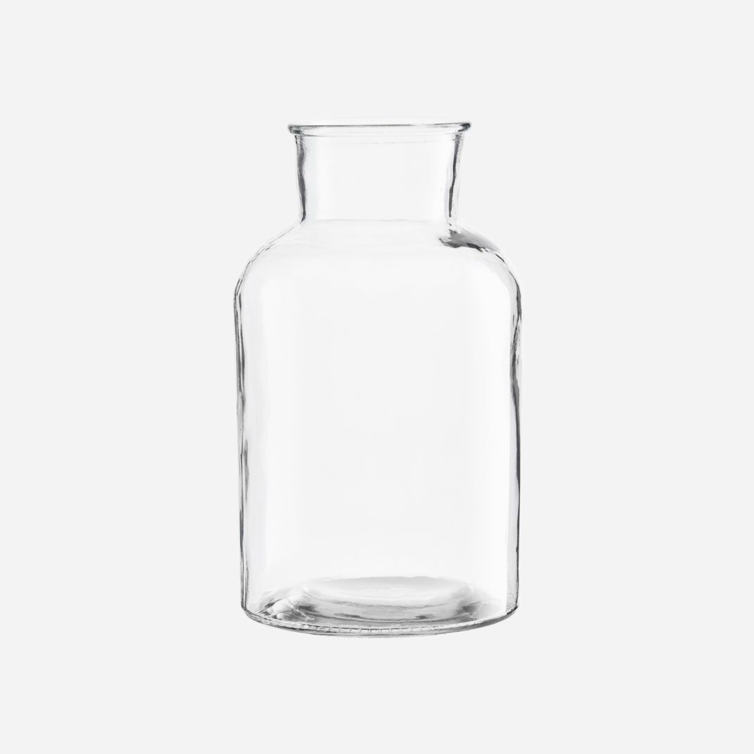 Classic Clear Glass Vase 30cm
