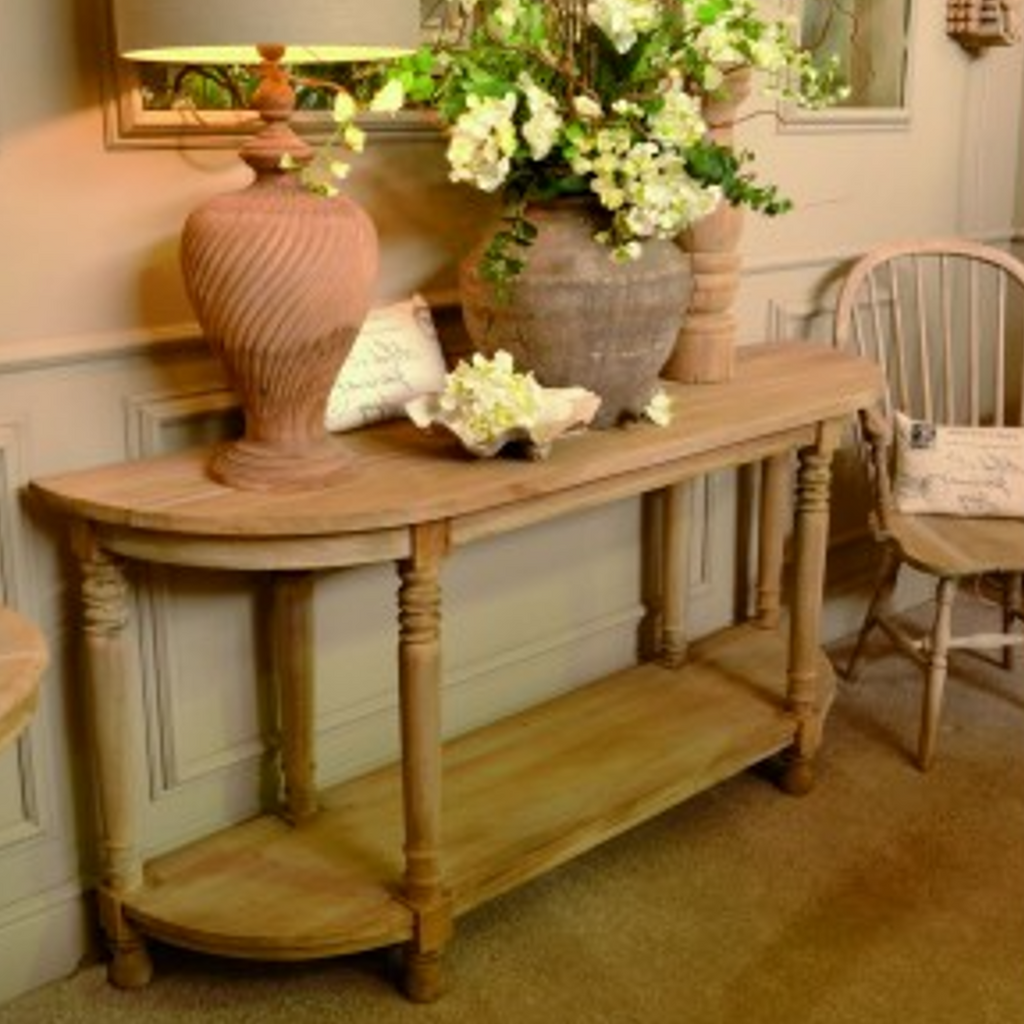 Wood everett foyer table 2025