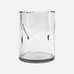 Clear Glass Vase 20cm