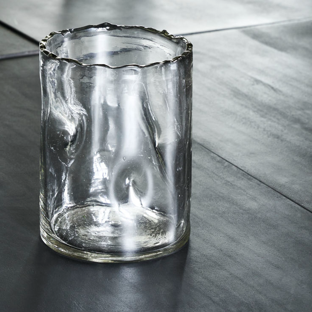 Clear Glass Vase 20cm | Annie Mo's