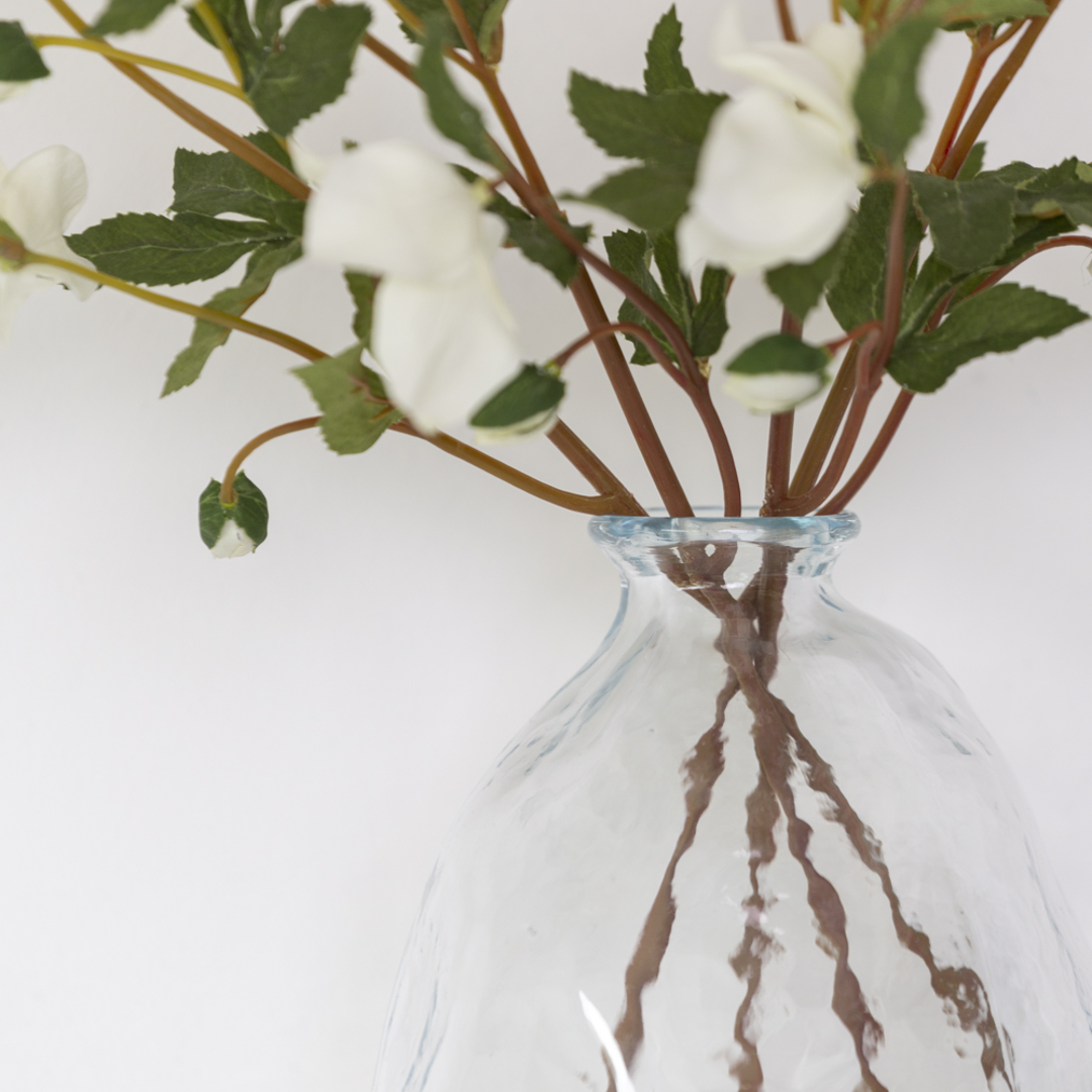 Clear Wobble Vase 20cm