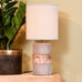 Concrete and Wood Table Lamp with Shade 44cm