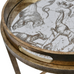 Constellation Map Mirrored Round Nesting Tables 60cm
