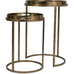 Constellation Map Mirrored Round Nesting Tables 60cm