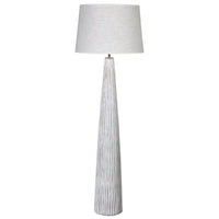 Contemporary Wood Effect Floor Lamp 156cm | Annie Mo's