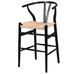 Black Counter Bar Stool 0