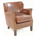 Cromarty Brown Leather Armchair