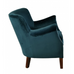 Cromarty Peacock Blue Velvet Armchair