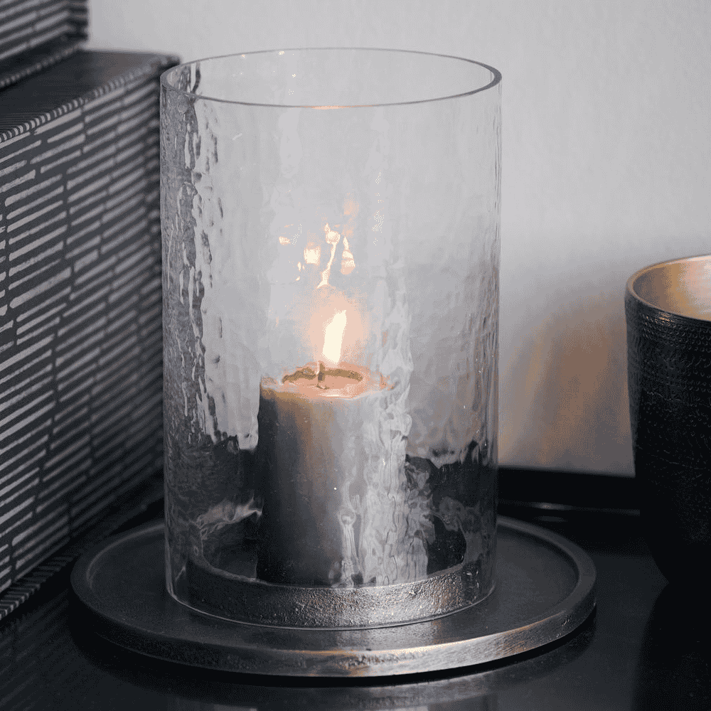 Cylo Antique Brass Hurricane Lamp15cm | Annie Mo's