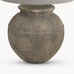 Dark Grey Stone Lamps with Grey Shades