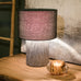 Dinky Cement Lamp with Linen Shade 32cm | Annie Mo's