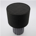 Dinky Cement Lamp with Linen Shade 32cm