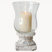 Dinky Stone Hurricane Lamp 19cm