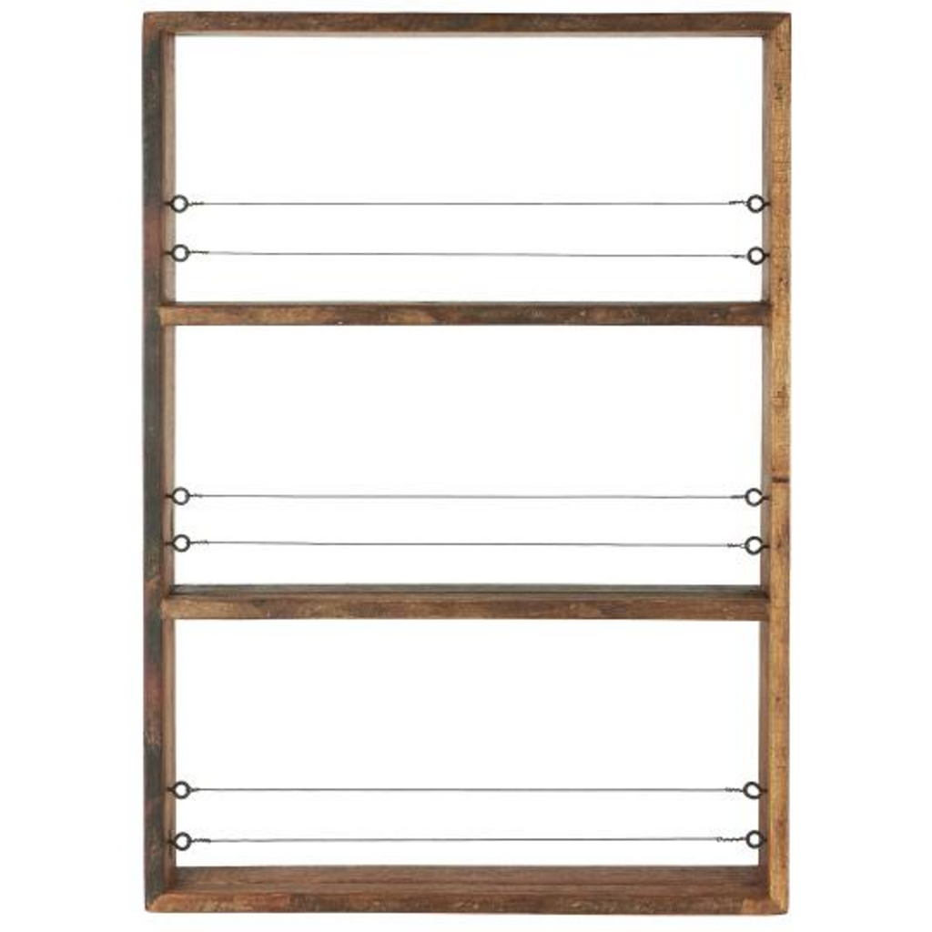 Display Wall Shelf with Wire in Front of Shelves 70cm | Annie Mo's