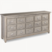 Distressed Grey Fifteen Drawer Chest 200cm | Annie Mo's 2