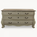 Distressed Large Chest of Drawers with Bluestone Top 159cm | Annie Mo's