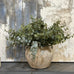 Distressed Cement Squat Vase 41cm