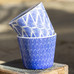 Dutch Style Plant Pots 12x14cm Blue