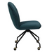 Ella Office Chair - Teal Fabric