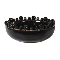 Emmerdale Black Bowl with Balls on Rim | Annie Mo's