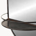 Iron Shelf Mirror 76cm