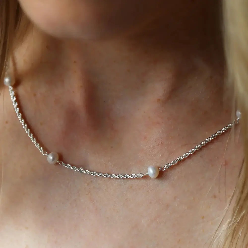 Fortune Necklace Silver | Annie Mo's