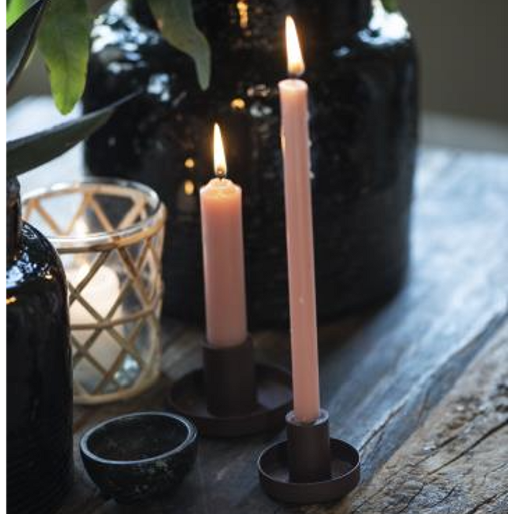 Faded Rose Taper Candle 20cm | Annie Mo's