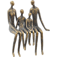 Family of Four Shelf Sculpture 28cm