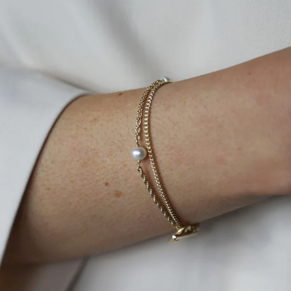 Fortune Bracelet Gold | Annie Mo's