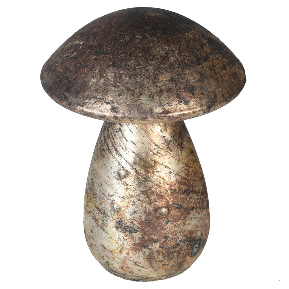 Large Aged Copper Mushroom 12cm | Annie Mo's