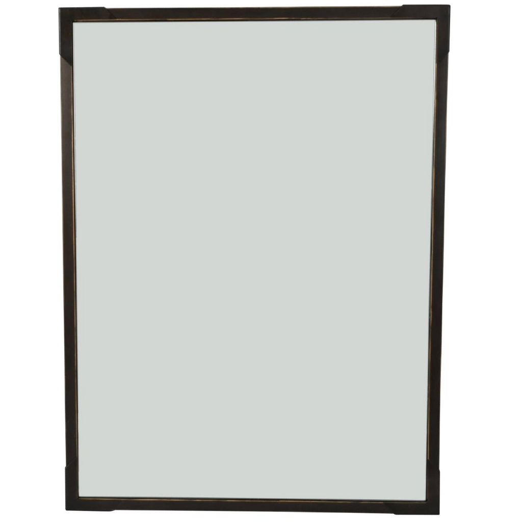 Gilded Bronze Framed Rectangular Wall Mirror 102cm | Annie Mo's