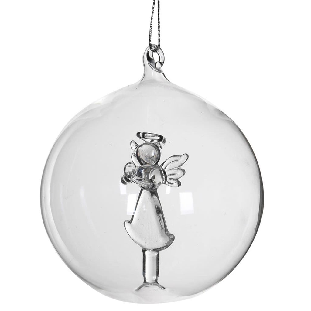 Glass Angel in Bauble 8cm | Annie Mo's
