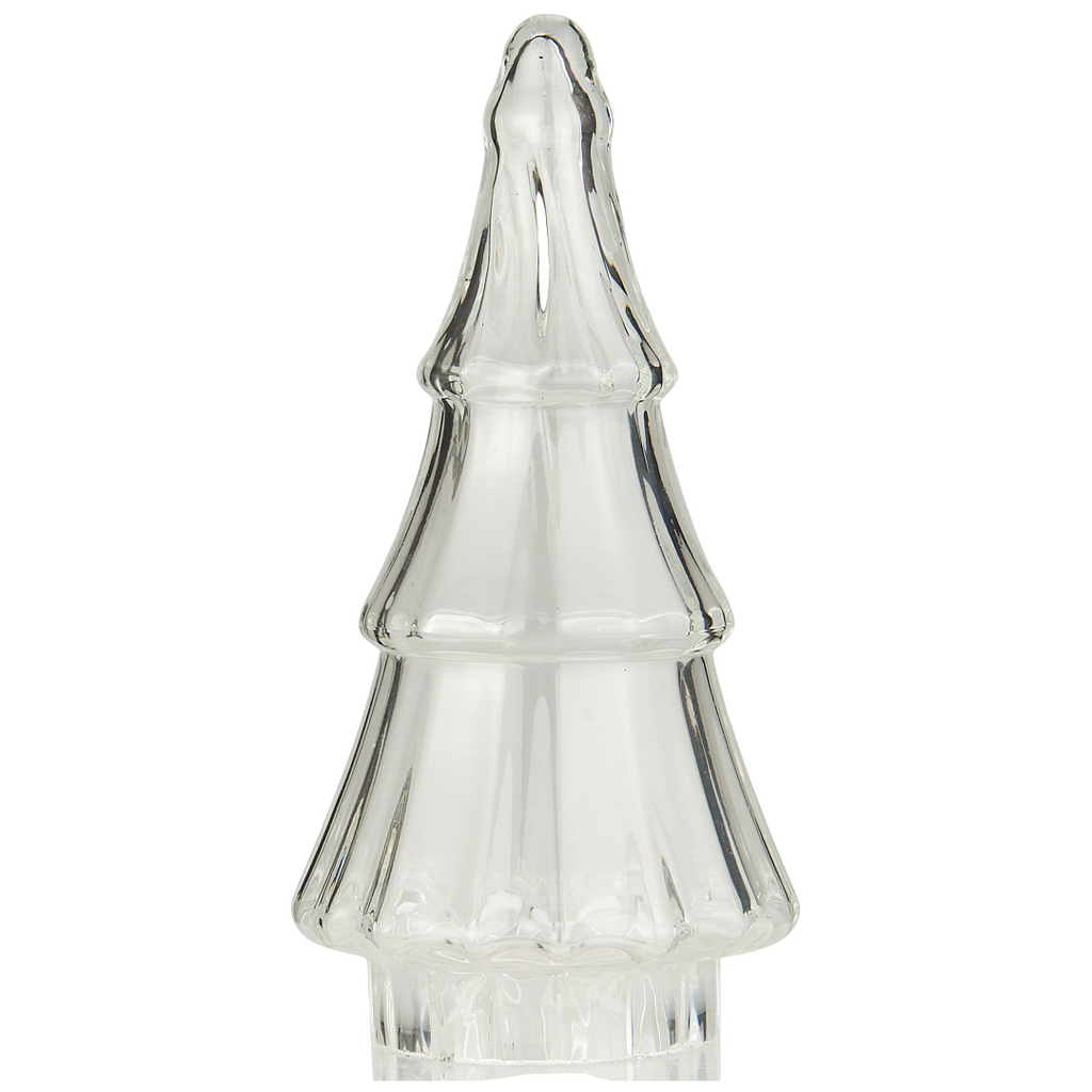 Glass Christmas Tree with Wide Grooves 20cm | Annie Mo's