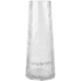 Glass Vase Clear Ripple 26cm