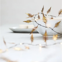 Gold Fern LED 20 Lights - Battery Operated | Annie Mo's