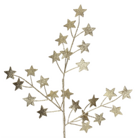 Gold Glitter Star Branch 62cm | Annie Mo's