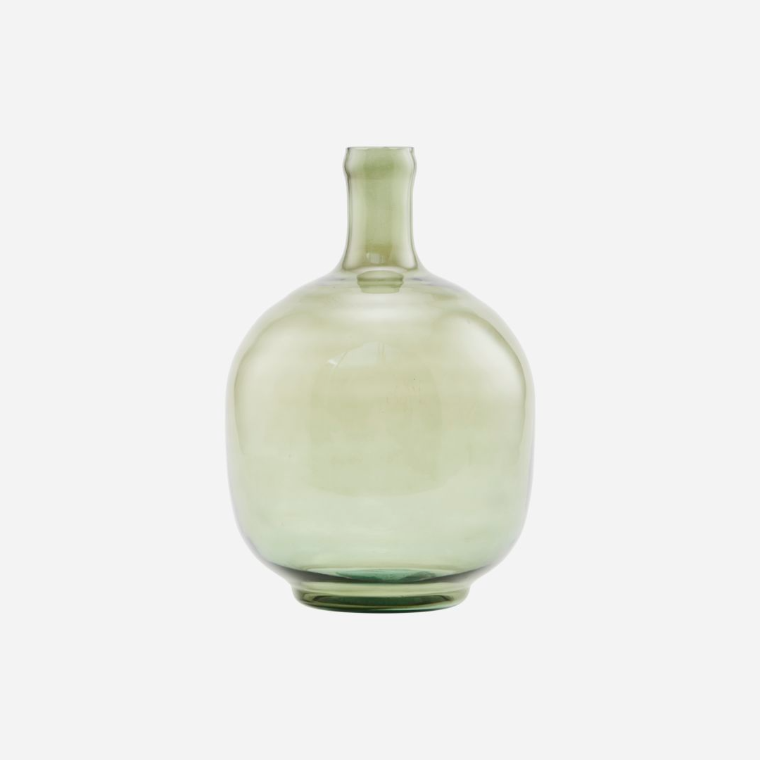 Green Glass Vase 31cm