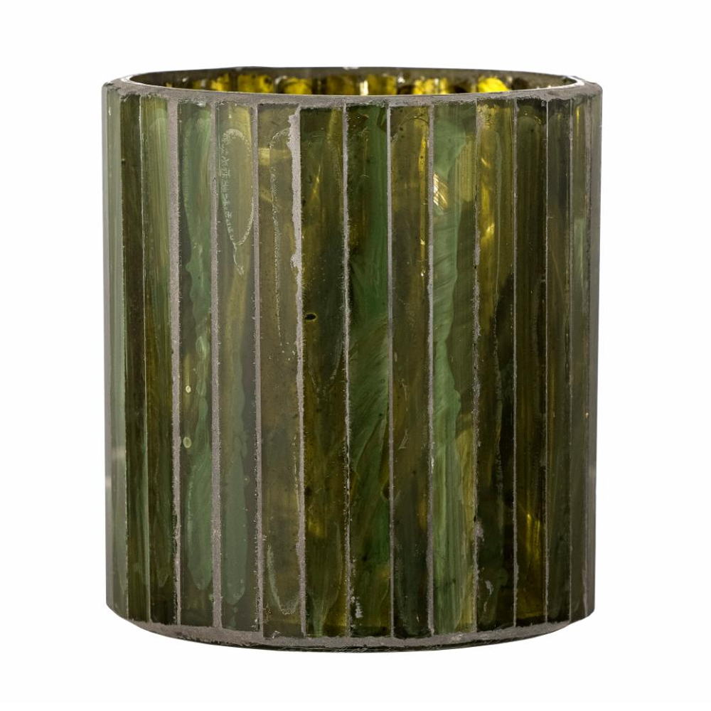 Green Glass Votive 9cm | Annie Mo's