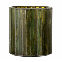 Green Glass Votive 9cm | Annie Mo's