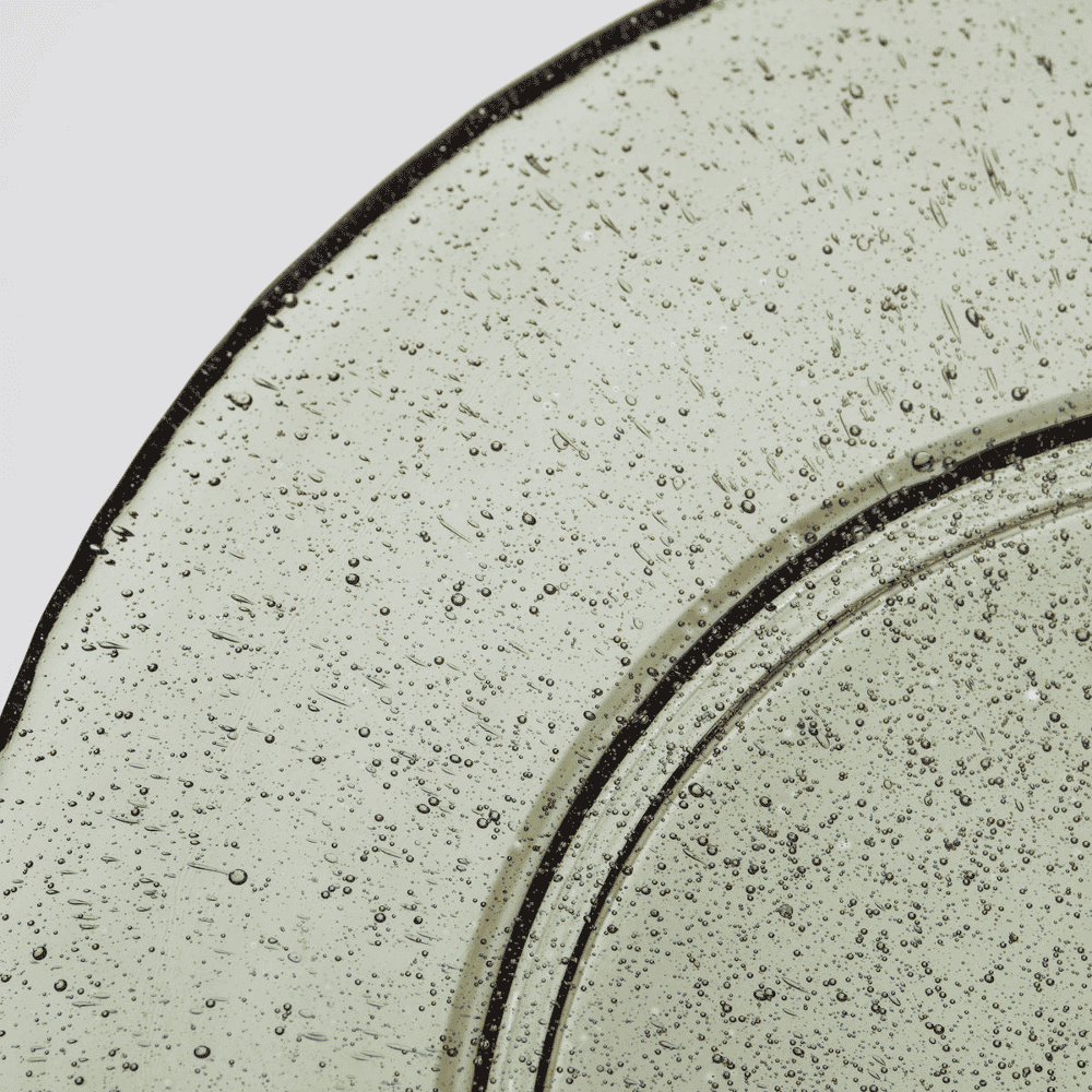 Green Rain Dinner Plate 27cm Set of Two
