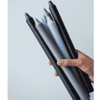 Grey Black and Blue Tones Tall Rustic Dinner Candles